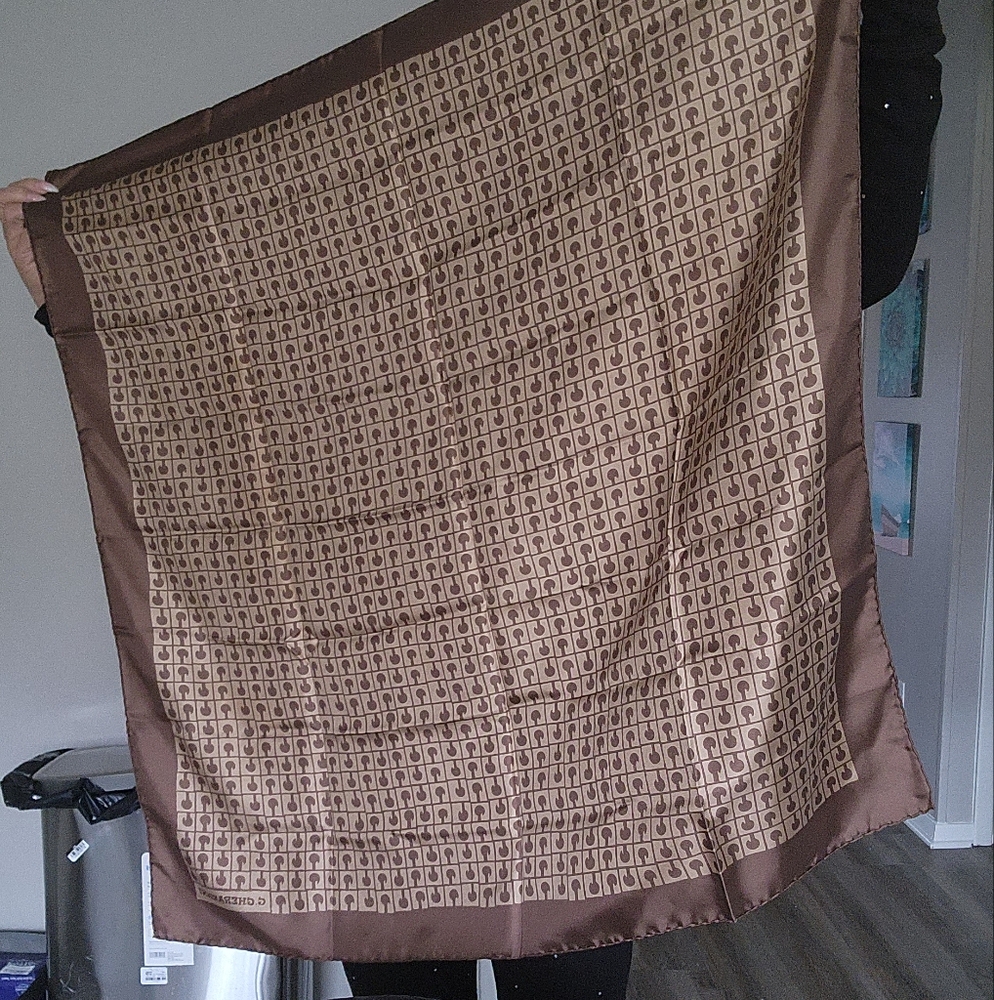 Gherardini brown scarf - Picture 6 of 7